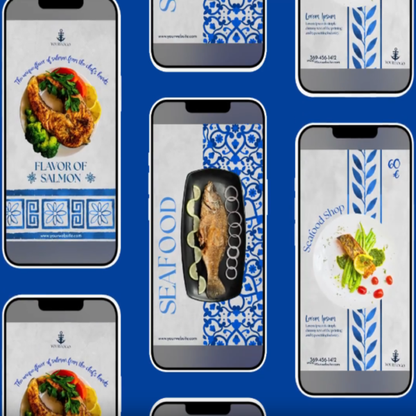 Reels de mariscos/pescaderia