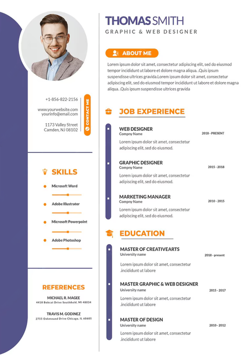 Curriculum prof. corporativo